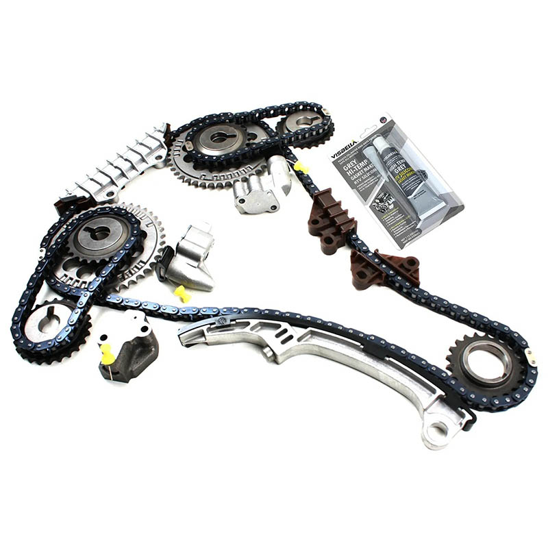 Mesin Timing Chain Kit kanggo 95-01 Nissan Maxima Infiniti I30 3.0L DOHC V6 VQ30DE